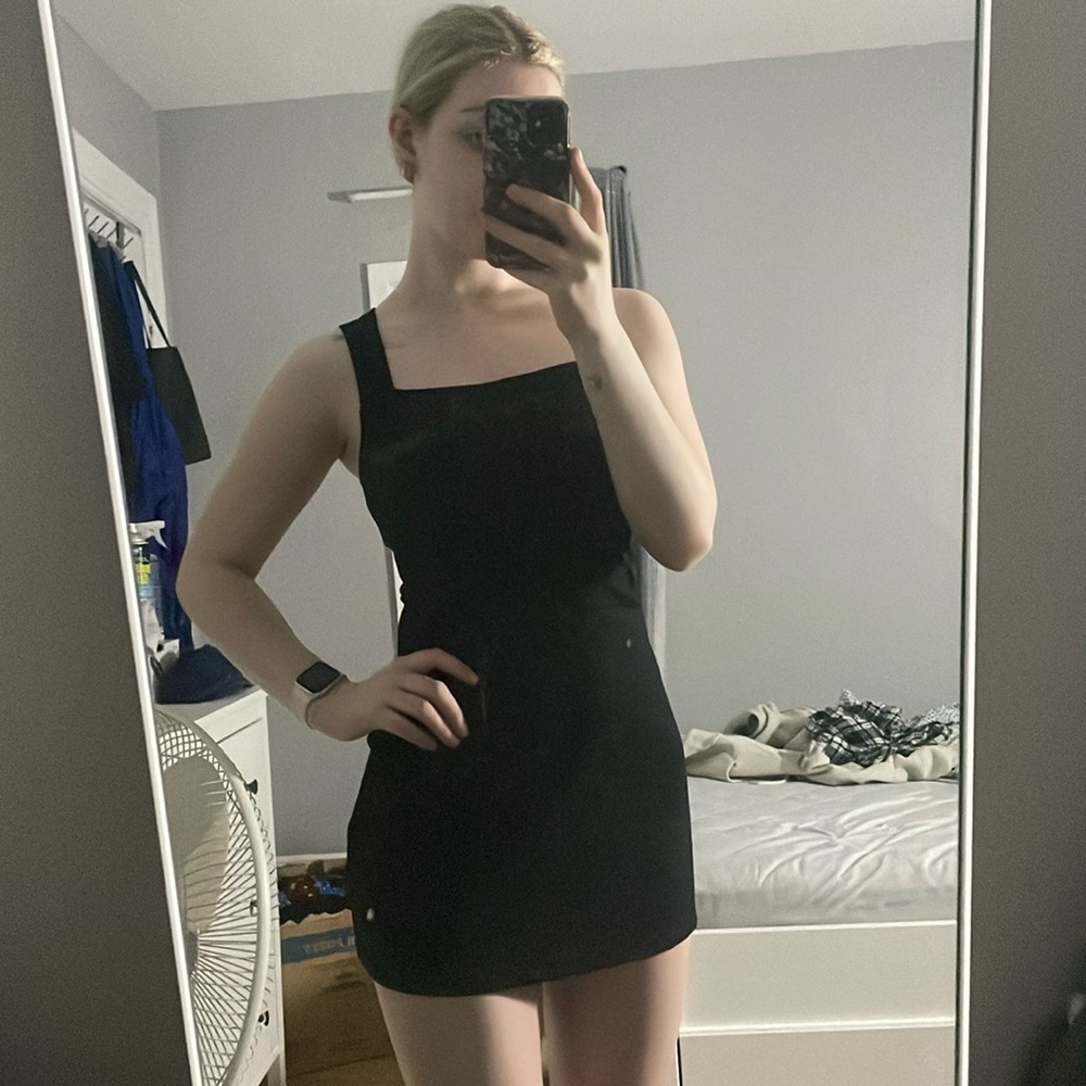 Sunday Best black mini dress
